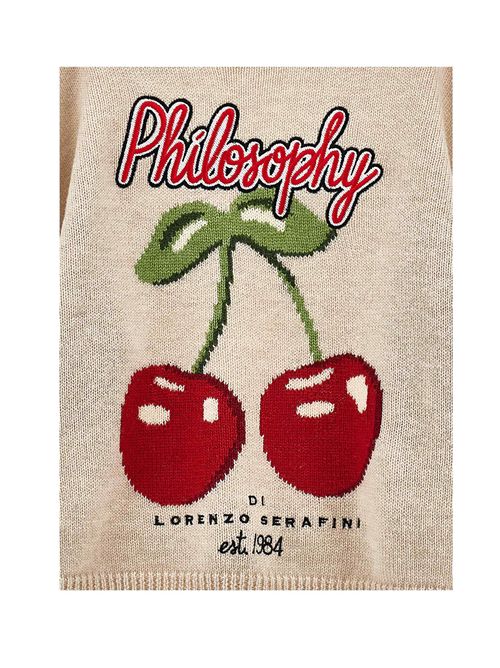 Maglia, bambina, logata. PHILOSOPHY | I9F604 6066P003